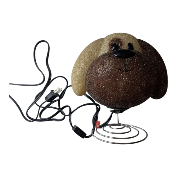 Adorable Dog-Shaped Pet Lamp - Brown and Cream - Picture 4 of 10